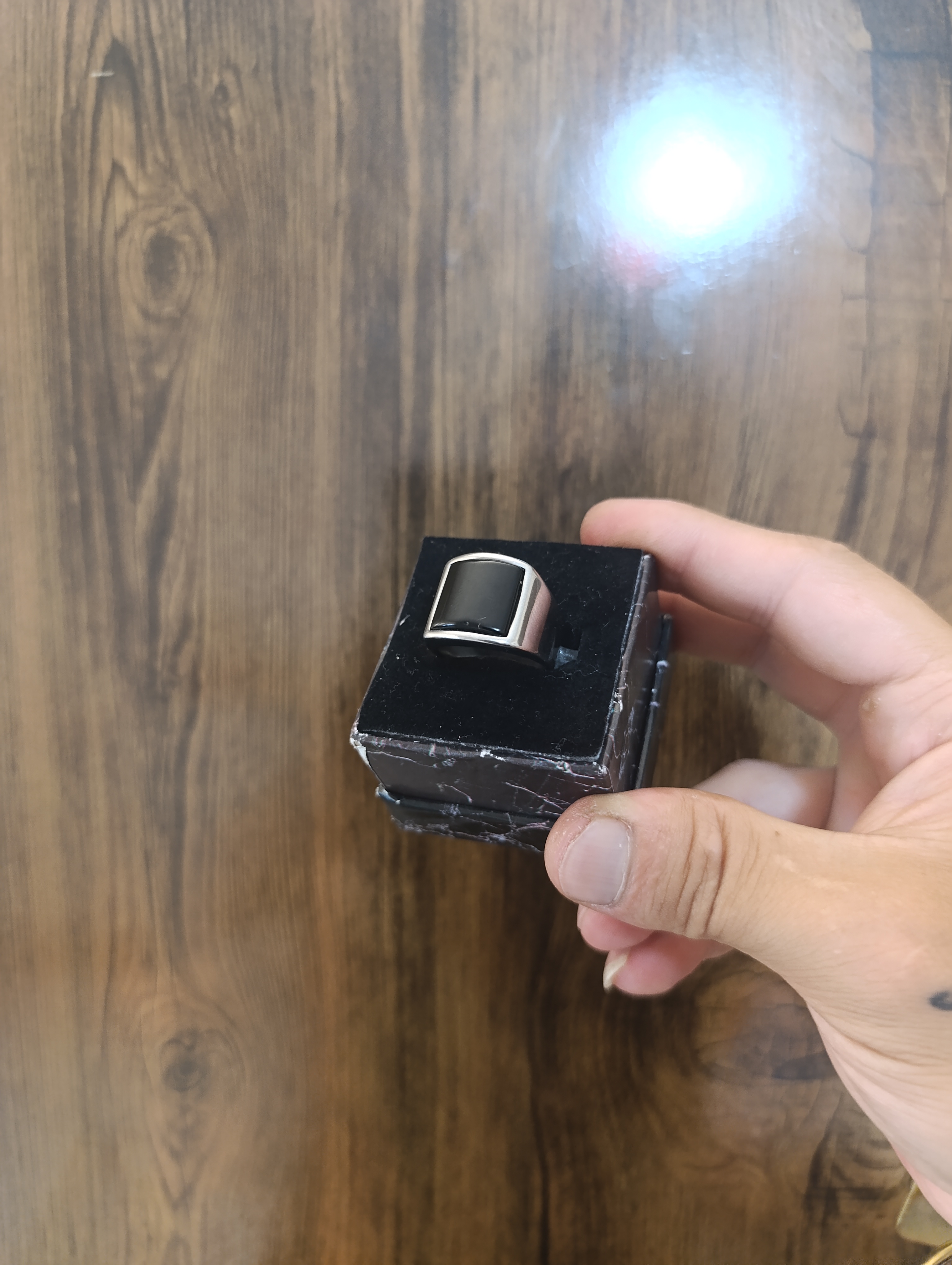 انگشتر جدید Cartier اونیکس استیل و رادیوم ایتالیا اصل